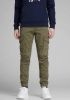 Jack & jones ! Jongens Lange Broek -- Donkergroen Katoen/elasthan online kopen