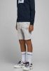 JACK & JONES JUNIOR sweatshort Shark met logo lichtgrijs online kopen