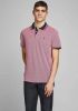 Jack en Jones:JACKenJONES Essentials Jjepaulos Polo SS Noos Light Grey Melange/SLIM FIT ME | Freewear Grijs online kopen