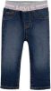 Levi's Babybroek van denim met elastische tailleband en logoprint online kopen