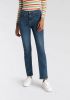 Levi's Pantalon Vaquero 724 High Rise Straight , Blauw, Dames online kopen