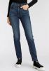 Levi's Pantalon Vaquero 724 High Rise Straight , Blauw, Dames online kopen