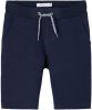 NAME IT KIDS slim fit sweatshort Honk met biologisch katoen donkerblauw online kopen