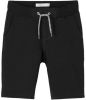 NAME IT KIDS slim fit sweatshort Honk met biologisch katoen zwart online kopen