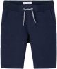 NAME IT KIDS slim fit sweatshort Honk met biologisch katoen donkerblauw online kopen