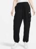 Nike Sportswear Club Fleece Oversized cargo trainingsbroek met halfhoge taille voor dames Zwart online kopen