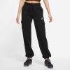 Nike Sportswear Essentials Cargobroek met halfhoge taille voor dames Zwart online kopen