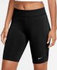 Nike Sportswear Essential Bikeshorts met halfhoge taille voor dames Zwart online kopen