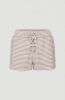 O'Neill gestreepte regular fit sweatshort beige/wit online kopen