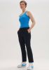 Opus Miriki high waist slim fit pantalon met paspelzakken online kopen