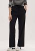 Opus Moliti high waist straight fit pantalon met steekzakken online kopen