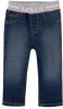 Levi's Babybroek van denim met elastische tailleband en logoprint online kopen