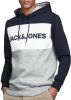 Jack & Jones Hoodie JJELOGO LOGO LOGO BLOCKIN LOGO BLOCKIN SWEAT HOOD online kopen