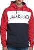 Jack & Jones Hoodie JJELOGO LOGO LOGO BLOCKIN LOGO BLOCKIN SWEAT HOOD online kopen