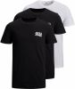 Jack & Jones T shirt CORP LOGO TEE(3 delig, Set van 3 ) online kopen