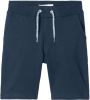 NAME IT KIDS slim fit sweatshort Honk met biologisch katoen donkerblauw online kopen