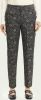 Scotch & Soda Lowry mid waist tapered fit cropped pantalon met jacquard dessin online kopen