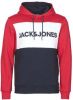 Jack & Jones Hoodie JJELOGO LOGO LOGO BLOCKIN LOGO BLOCKIN SWEAT HOOD online kopen