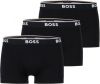 Boss Boxershort Trunk 3P met in kleur bijpassende weefband(3 stuks ) online kopen