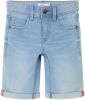 Name it Shorts Boys Silas Slim Denim L Shorts 2272 Tx Lichtblauw online kopen