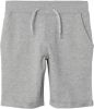 NAME IT KIDS regular fit sweatshort NKMVERMO grijs melange online kopen