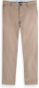 Scotch and Soda Broeken Essentials Stuart regular slim fit organic cotton Beige online kopen