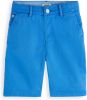 Scotch and Soda Broeken Boys Garment Dyed Print Chino Shorts Blauw online kopen