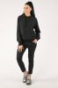 10DAYS High waist slim fit cropped broek met logoprint online kopen