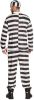Confetti Gevangene lange mouw zwart wit | boeven kostuum online kopen