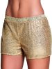 Feestbazaar Hotpants pailletten goud online kopen