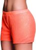 Feestbazaar Hotpants Pailletten Neon Oranje online kopen