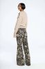 Fabienne Chapot Puck high waist flared fit pantalon met print online kopen