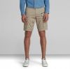 G-Star RAW regular fit cargo bermuda Rovic met biologisch katoen beige online kopen