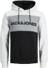 Jack & Jones Hoodie JJELOGO LOGO LOGO BLOCKIN LOGO BLOCKIN SWEAT HOOD online kopen
