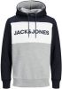 Jack & Jones Hoodie JJELOGO LOGO LOGO BLOCKIN LOGO BLOCKIN SWEAT HOOD online kopen