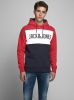 Jack & Jones Hoodie JJELOGO LOGO LOGO BLOCKIN LOGO BLOCKIN SWEAT HOOD online kopen
