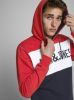 Jack & Jones Hoodie JJELOGO LOGO LOGO BLOCKIN LOGO BLOCKIN SWEAT HOOD online kopen