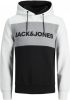 Jack & Jones Hoodie JJELOGO LOGO LOGO BLOCKIN LOGO BLOCKIN SWEAT HOOD online kopen
