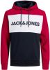Jack & Jones Hoodie JJELOGO LOGO LOGO BLOCKIN LOGO BLOCKIN SWEAT HOOD online kopen