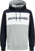 Jack & Jones Hoodie JJELOGO LOGO LOGO BLOCKIN LOGO BLOCKIN SWEAT HOOD online kopen