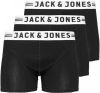 Jack & jones ! Jongens 3 Pack Boxer -- Zwart Katoen/elasthan online kopen