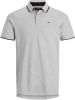 Jack en Jones:JACKenJONES Essentials Jjepaulos Polo SS Noos Light Grey Melange/SLIM FIT ME | Freewear Grijs online kopen