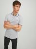 Jack en Jones:JACKenJONES Essentials Jjepaulos Polo SS Noos Light Grey Melange/SLIM FIT ME | Freewear Grijs online kopen