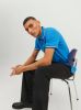 Jack en Jones:JACKenJONES Essentials Jjepaulos Polo SS Noos Light Grey Melange/SLIM FIT ME | Freewear Grijs online kopen