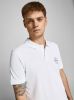 Jack & jones Polo Shirt 12205025 , Wit, Heren online kopen