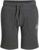 JACK & JONES JUNIOR sweatshort Shark met logo lichtgrijs online kopen