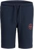 JACK & JONES JUNIOR sweatshort Shark met logo donkerblauw online kopen