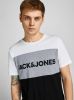 JACK & JONES ESSENTIALS T shirt JJELOGO met logo rood/wit/donkerblauw online kopen
