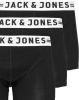 Jack & jones ! Jongens 3 Pack Boxer -- Zwart Katoen/elasthan online kopen