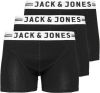 Jack & jones ! Jongens 3 Pack Boxer -- Zwart Katoen/elasthan online kopen